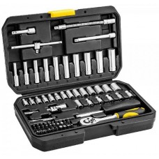 Набор инструмента Topex 38D693, 1/4", 72 шт. Набор инструмента Topex 38D693, 1/4", 72 шт.